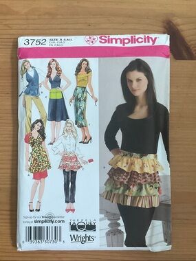 Simplicity Multi-Pattern Tiered Mini Skirt in Yellow, Green, Pink